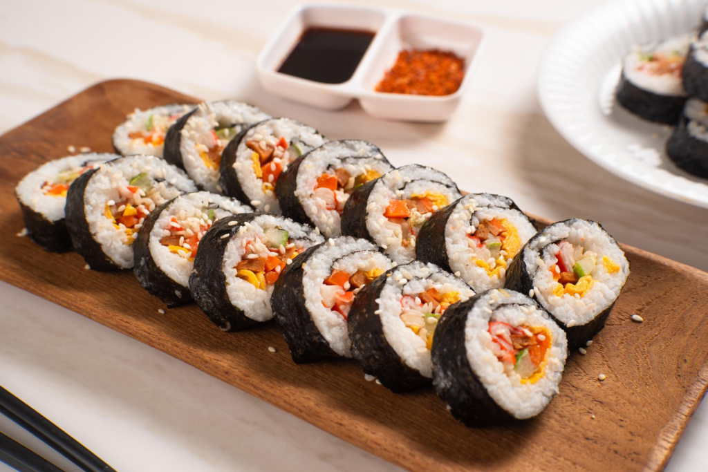 platillos coreanos en K-Dramas: Gimbap